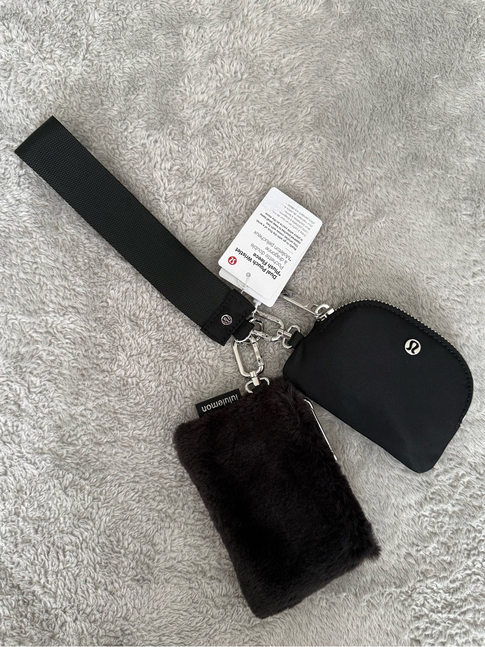 NWT lululemon athletica Dual Pouch Wrislet *Plush Fleece